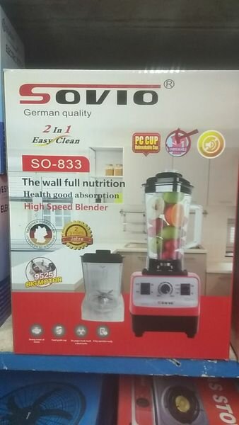 Mixeur robot  2 en 1 SO-833  2.2L 6000w