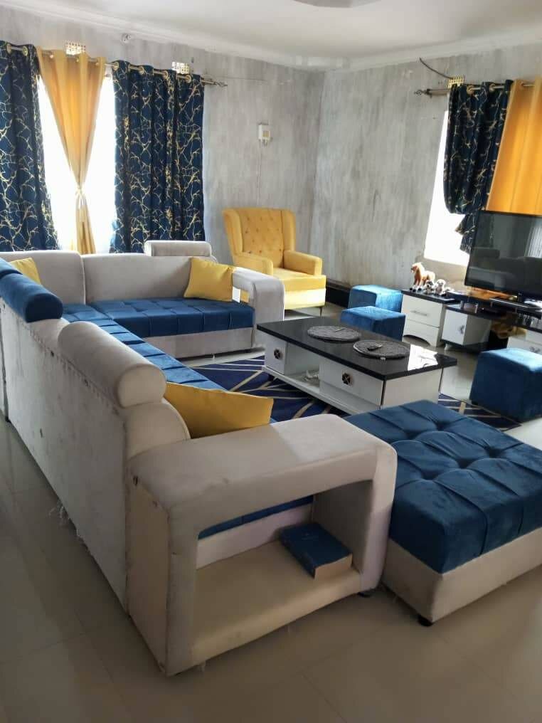 Big arm L shape sofa