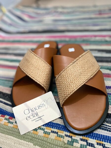 Sandales en cuir