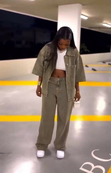 Ensemble jean tendance