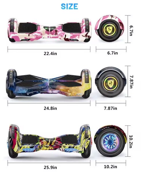 Hoverboard Lumineux LED