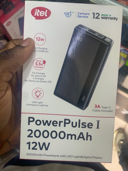 Itel PowerPulse 1 20000W Powerbank