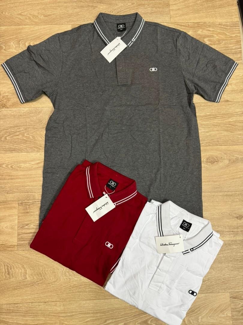 Lot de polos colorés pour hommes