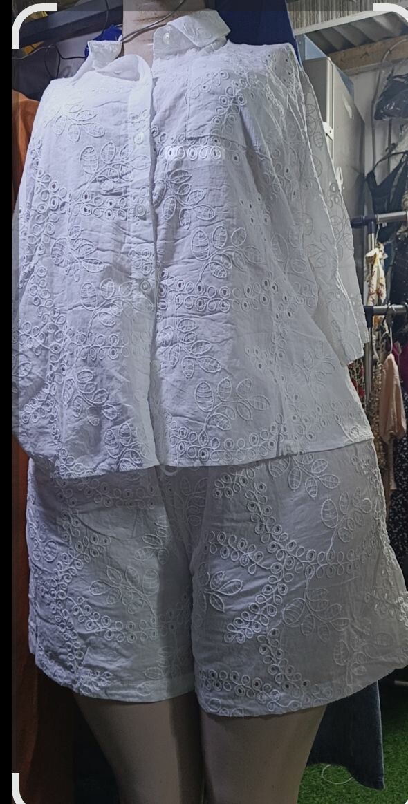 Ensemble Blanc en Dentelle