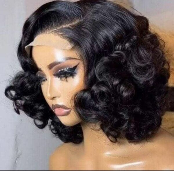 Perruque Bob Ondulée Courte