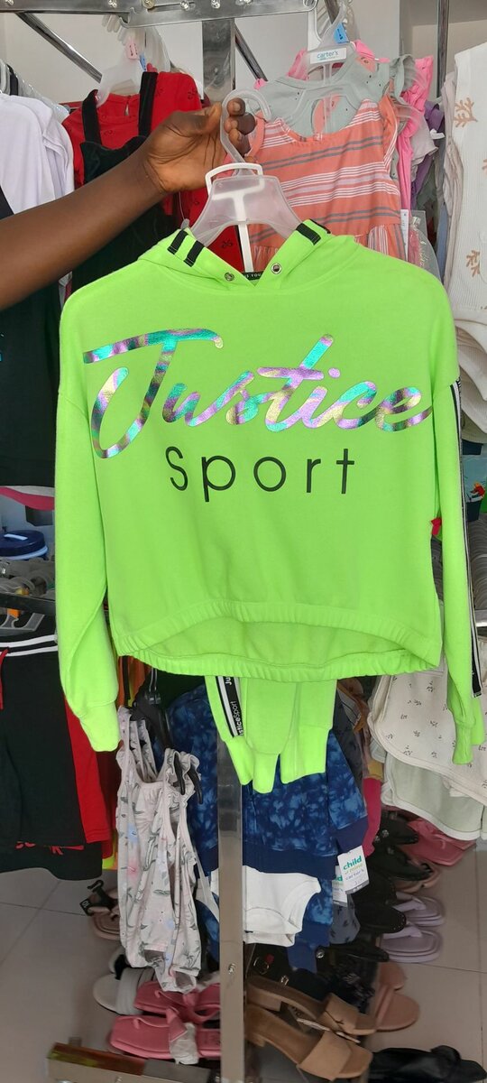 Justice Girls Crop Hoodie