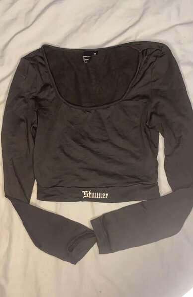 Haut style corset noir