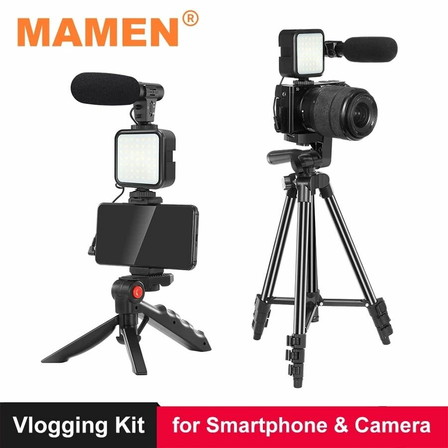 Brand New Vlogging Kit With 6ft Tripod Stand