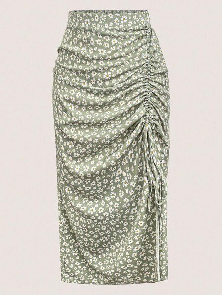 Jupe Plissée Imprimé Floral