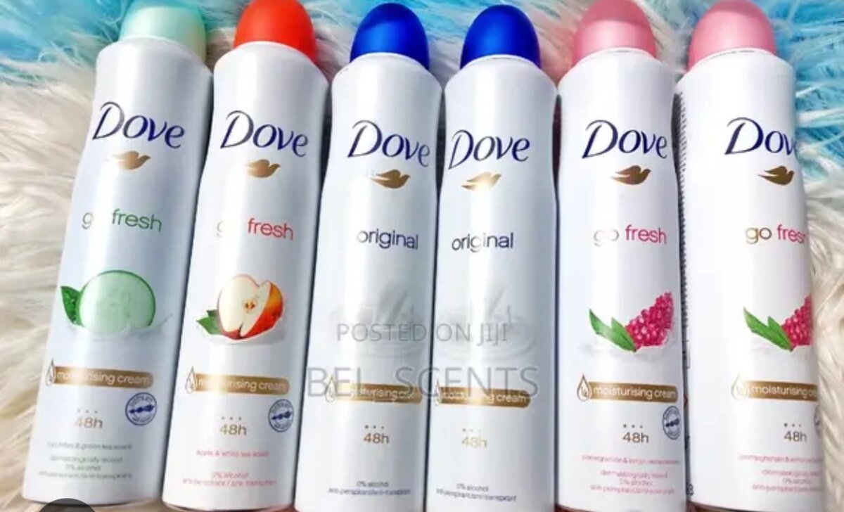 Dove deodorant spray