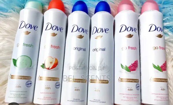 Dove deodorant spray