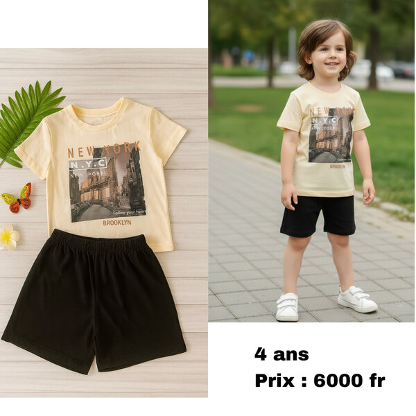 Ensemble T-shirt et Short NYC