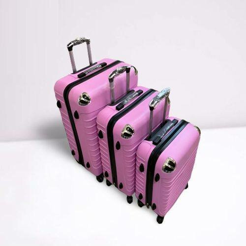 Lot de 3 valises de voyage et affaires