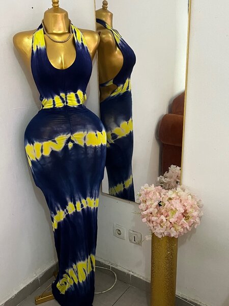 Robe Longue Bohème Colorée Femme