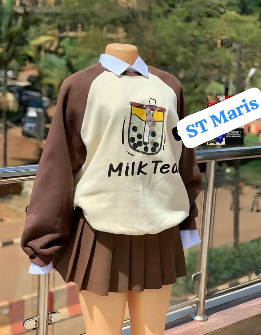 Ensemble Jupe Sweat Milk Tea