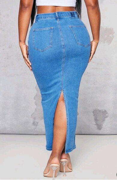 Jupe Longue en Jean Fendue