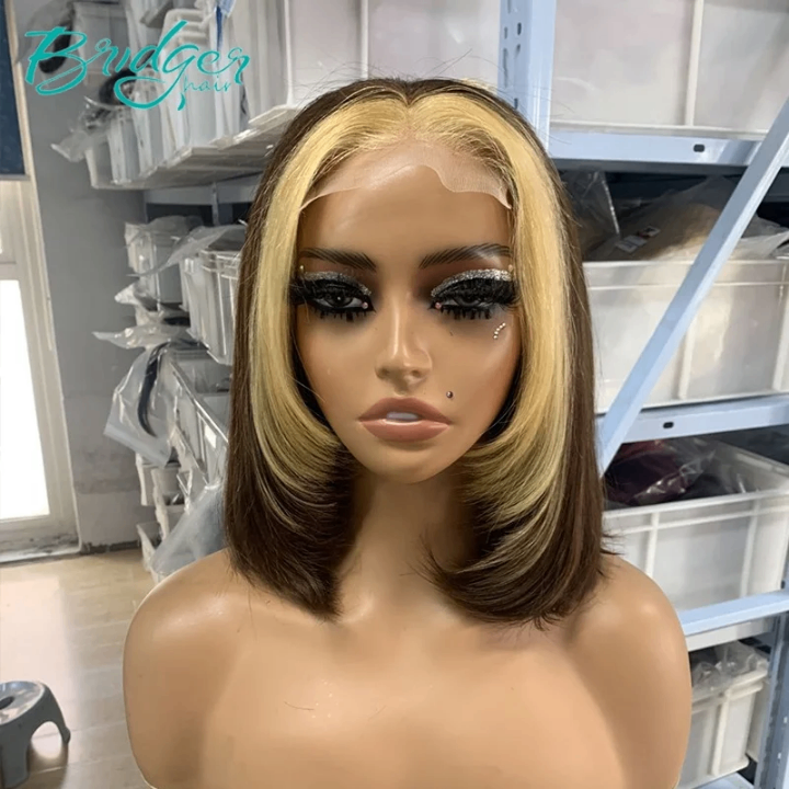 Perruque Bob Blonde et Brune