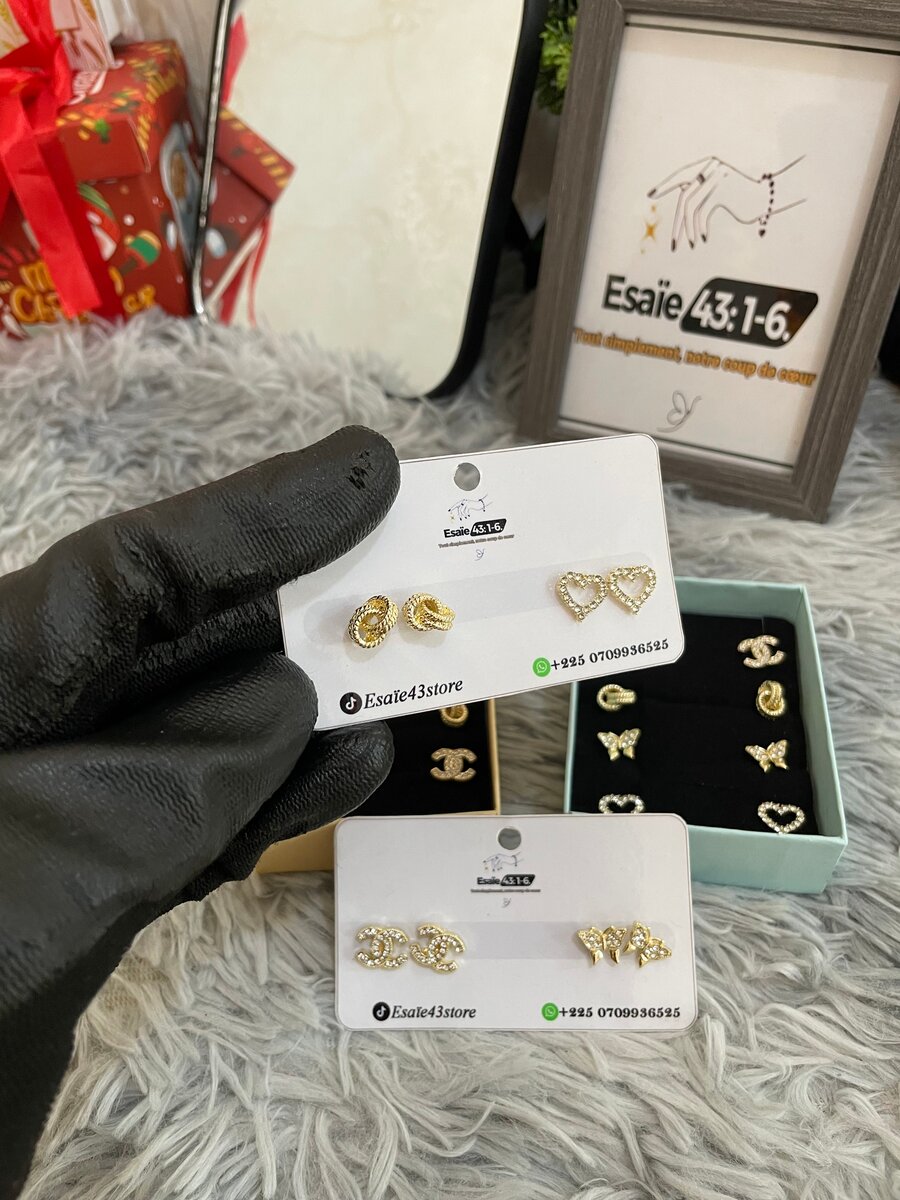 Boucles d'Oreilles Élégantes