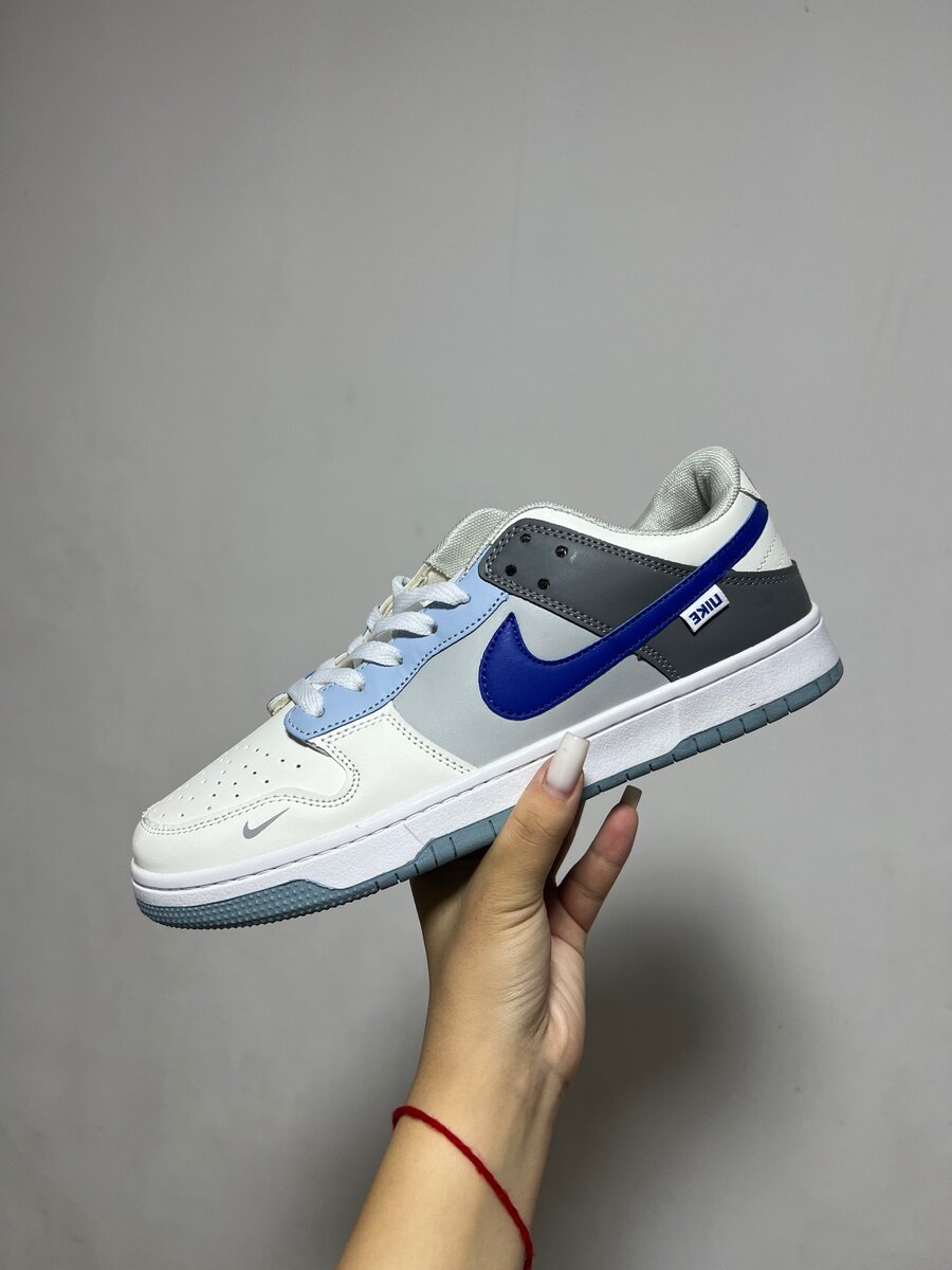 Кроссовки Nike Dunk Low GS Ivory Hyper Royal мужские