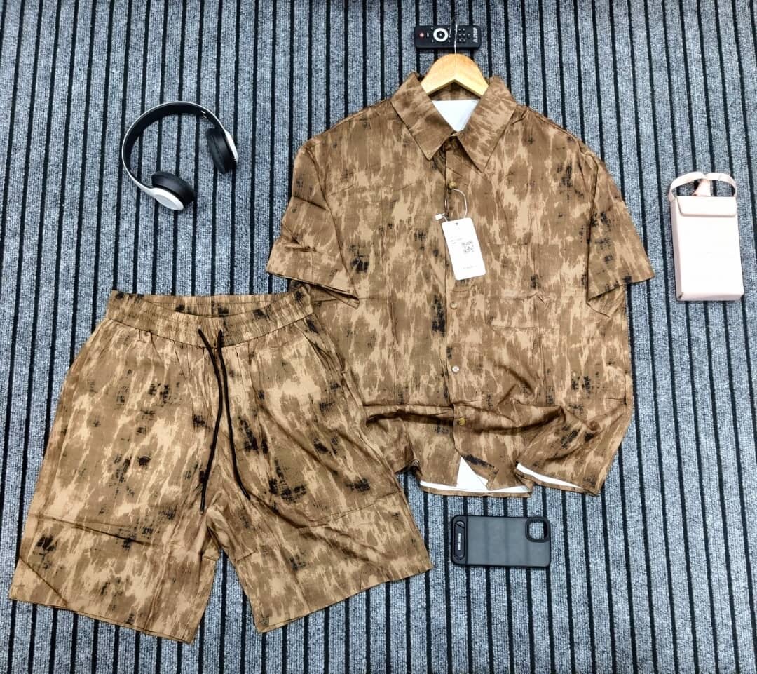 Ensemble Chemise Et Short Homme