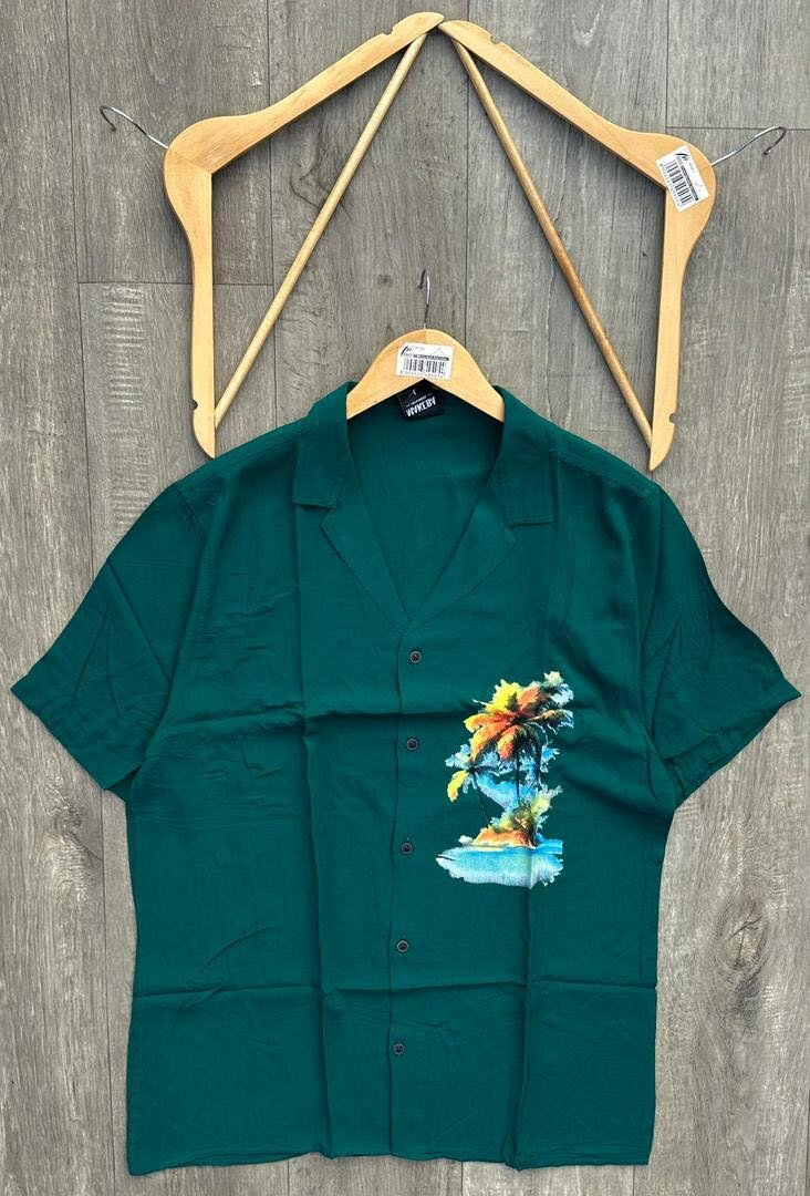 Chemise estivale imprimée homme