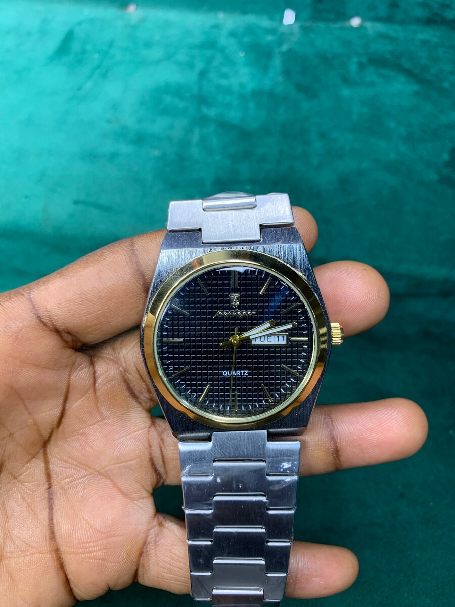 Montre homme acier inoxydable luxe