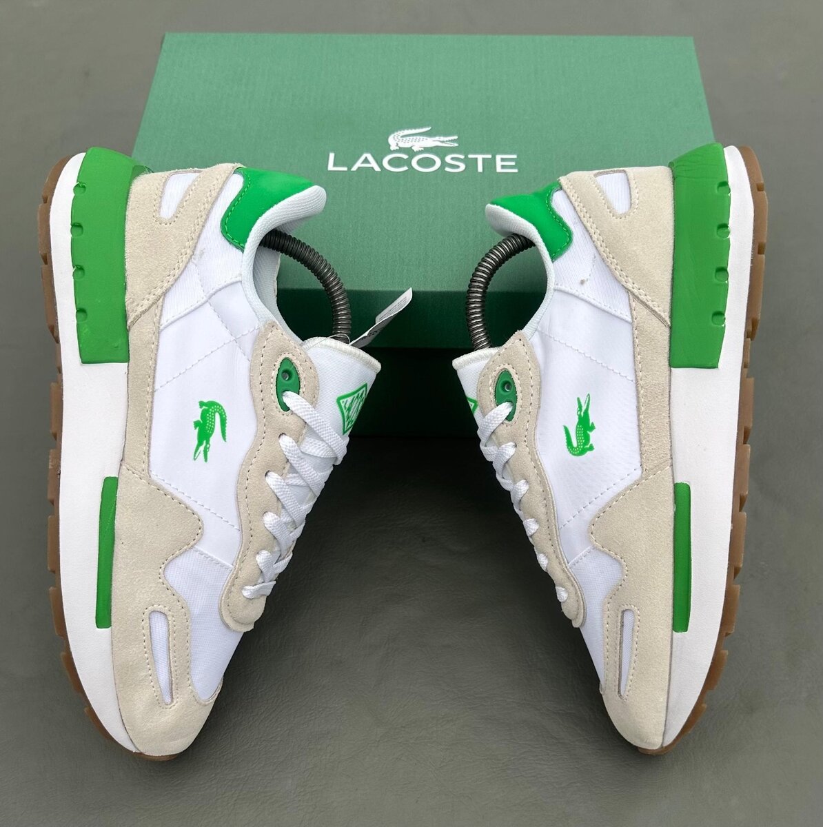Sneakers Lacoste Blanc et Vert