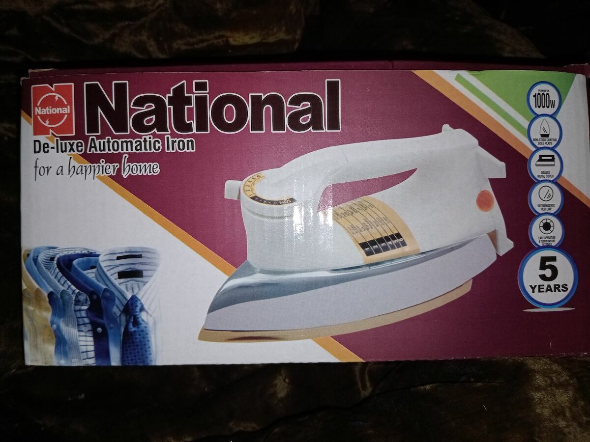 National Deluxe Automatic Iron