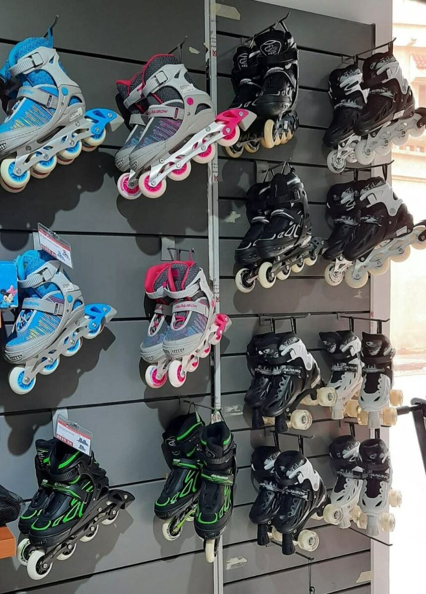 Roller inline skates avec casque