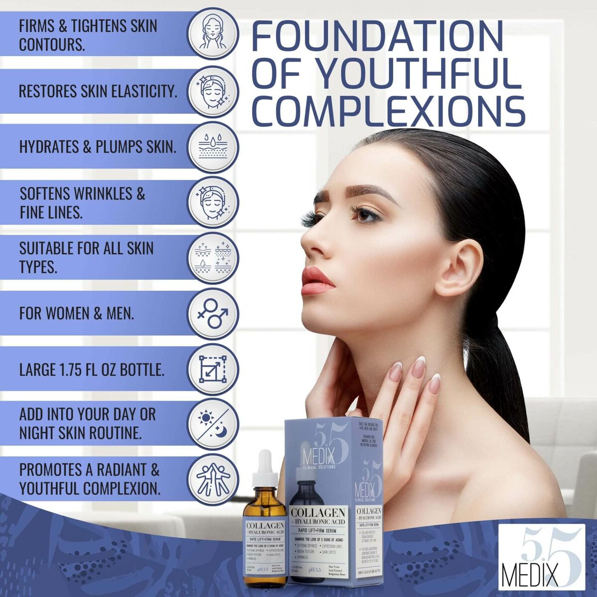 Medix 5.5 Collagen + Hyaluronic Acid