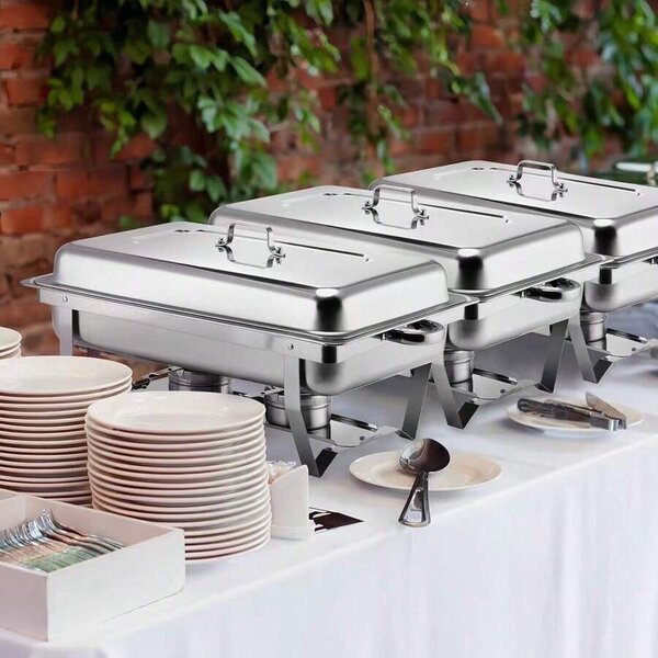 Chauffe-plats en inox