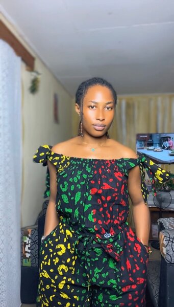 Combinaison femme colorée