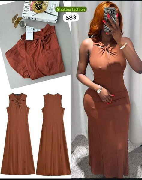 Robe Élégante Sans Manches