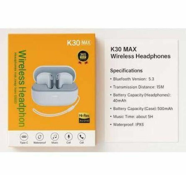 Écouteurs Sans Fil K30 Max