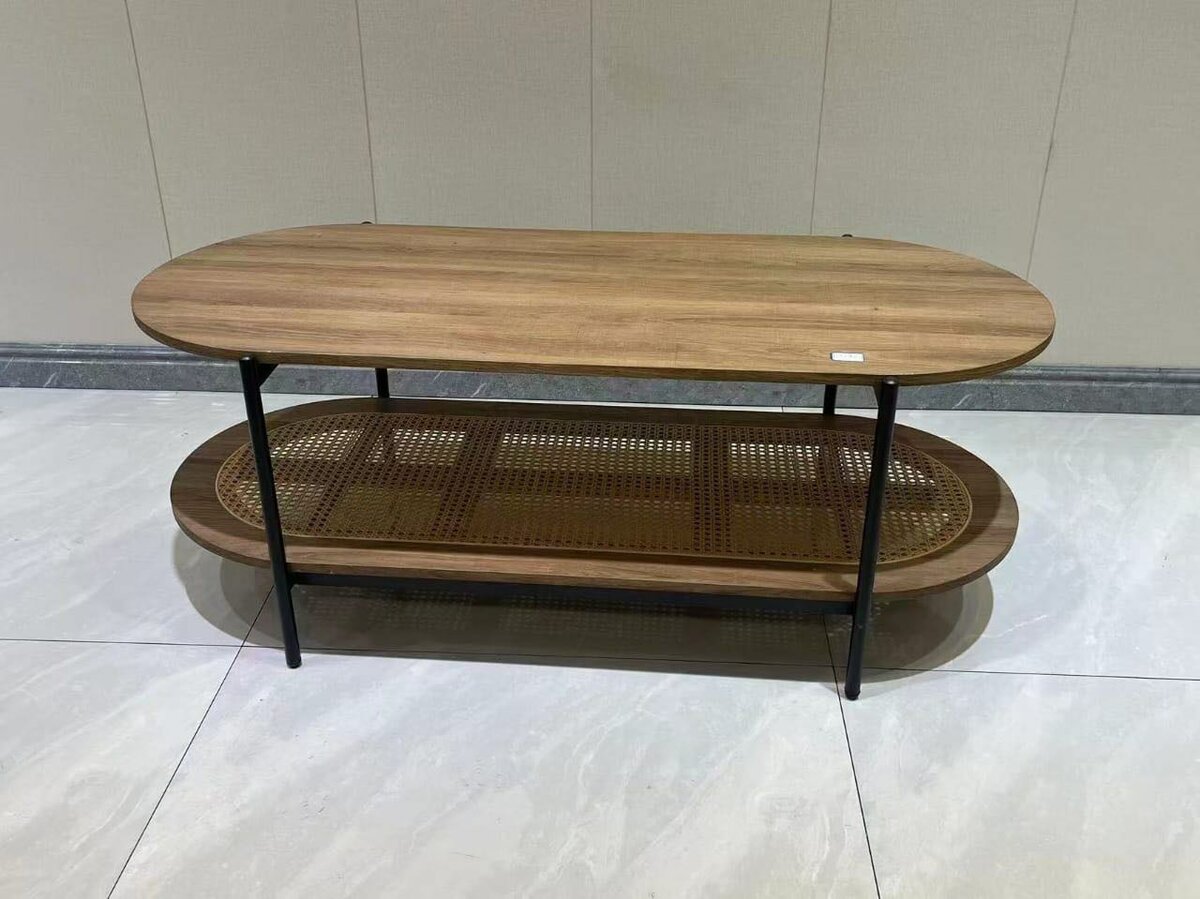 Table basse centrale en bois t