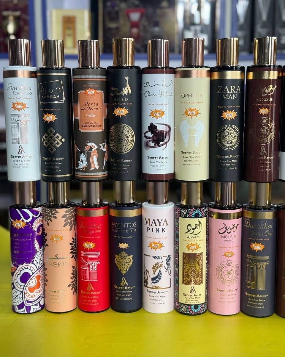 Parfums en spray variés