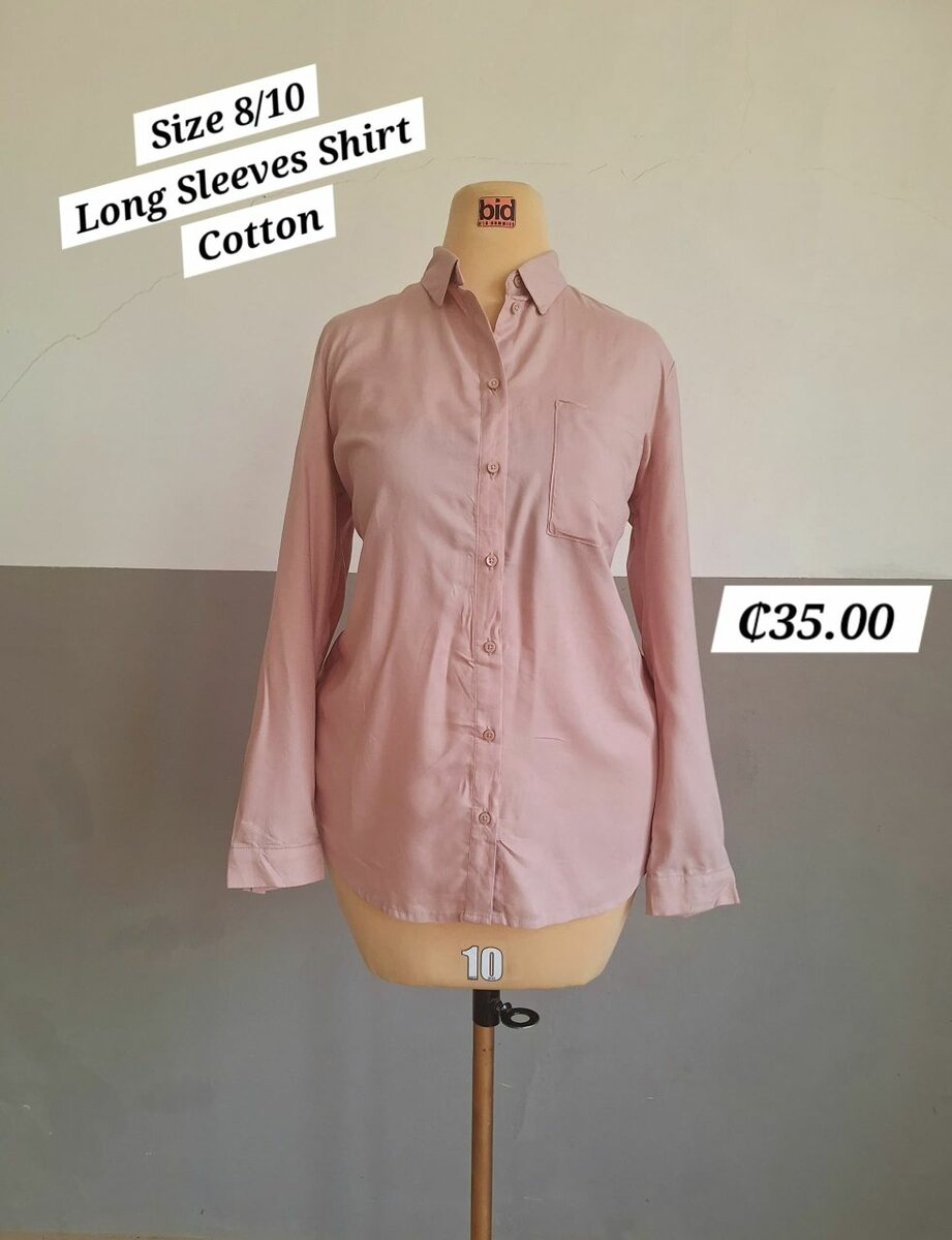 Loose Cotton Long Sleeves Shirt