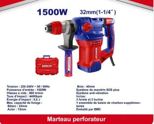 Marteau perforateur 1500W