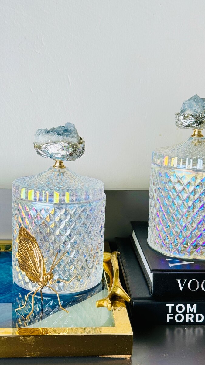 CRYSTAL STORAGE JAR