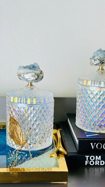 CRYSTAL STORAGE JAR
