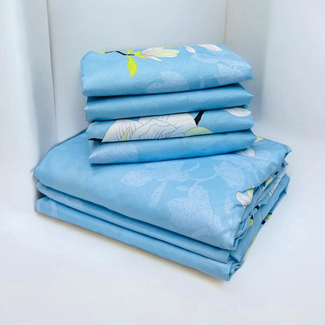 set includes 2 bedsheets and 4 pillowcases