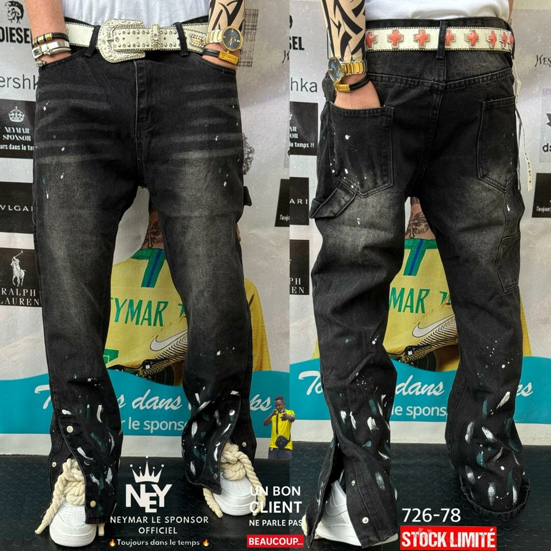 Pantalons Noirs Style Urbain