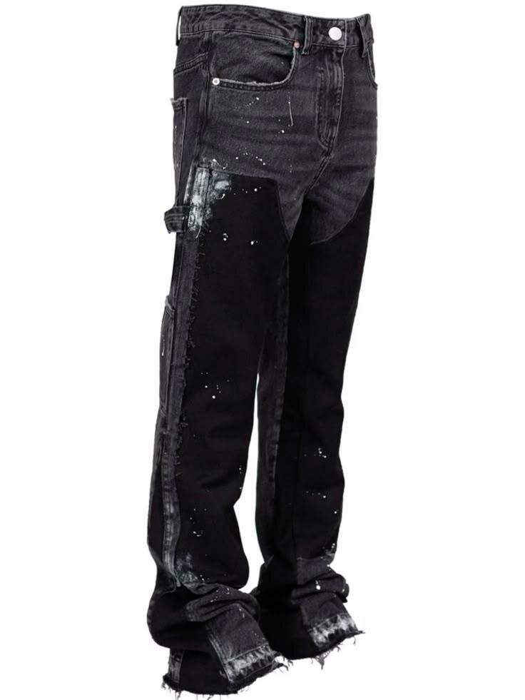 Jeans cargo style décontracté