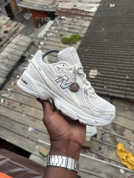 Baskets blanches de running