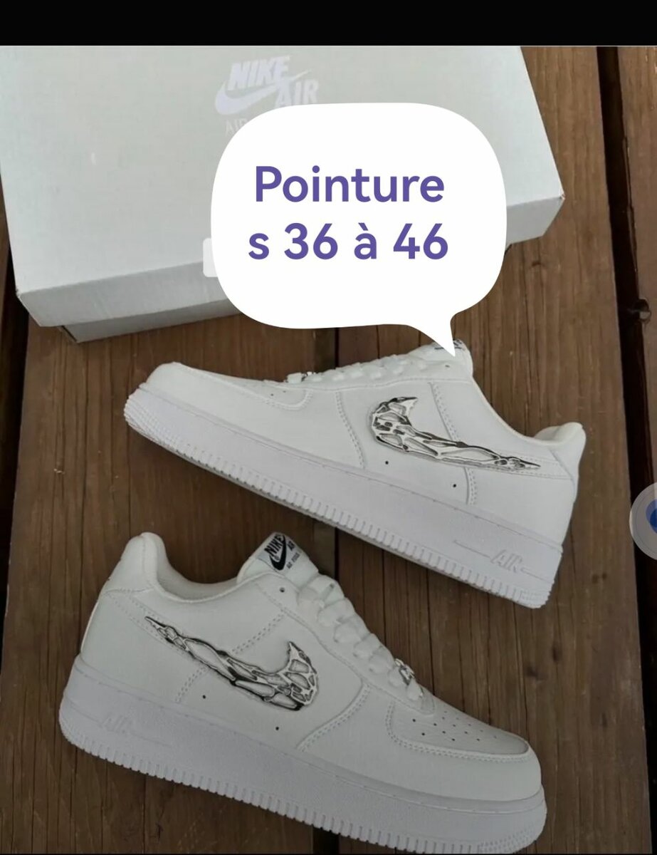 Baskets mode Air personnalisées