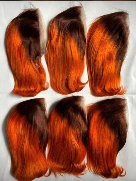 Perruques en dentelle colorées