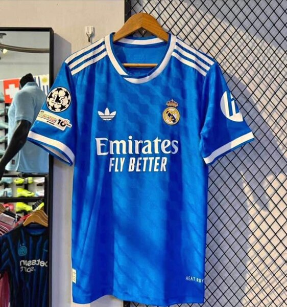 Maillot de football bleu