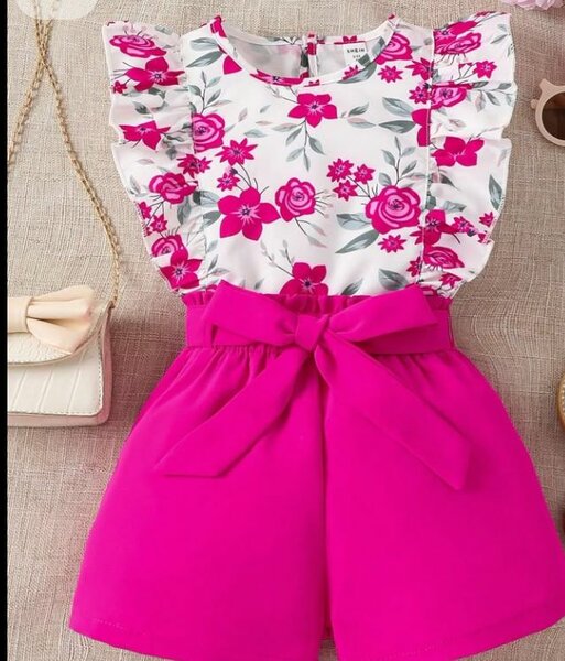 Ensemble fleuri enfant