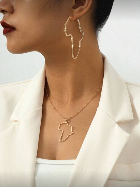 Ensemble Collier Boucles Afrique