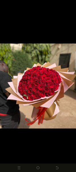 Bouquet de roses rouges
